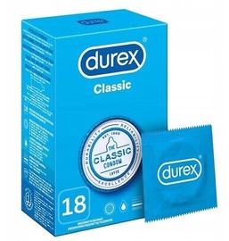 Prezervatyvai Durex Classic, 18 vnt.