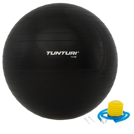 Vingrošanas bumbas Tunturi Gymball 14TUSFU277, melna, 75 cm