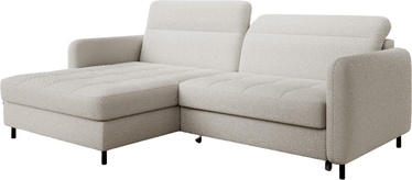 Stūra dīvāns Gomsi, balta, kreisais, 160 x 228 cm x 100 cm