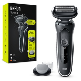 Habemeraseerija Braun Series 5 51-W1600s, li-ion, valge/must