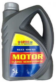 Машинное масло Lotos Motor Classic Semisyntetic 10W - 40, полусинтетическое, для легкового автомобиля, 5 л
