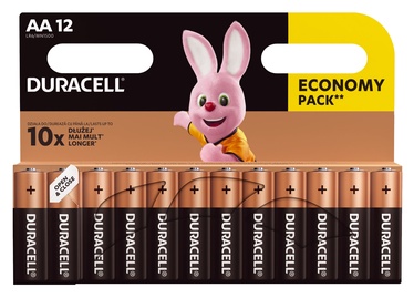 Elementai Duracell DURB021, AA, 8 V, 12 vnt.