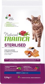 Сухой корм для кошек Natural Trainer Sterilised Adult, лосось, 1.5 кг
