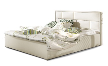 Кровать Latina Soft 33, 180 x 200 cm, бежевый, с решеткой