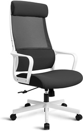 Офисный стул F-007, 49 x 51 x 112.5 - 119.5 см, синий/черный