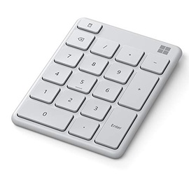 Аксессуар Microsoft MS Number pad, 110.7 мм x 81 мм x 9 мм, 0.078 кг, белый