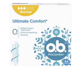 Higiēniskie tamponi O.B. Ultimate Comfort, Normal, 64 gab.