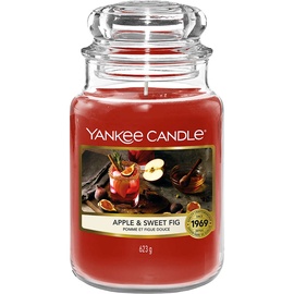 Svece aromātiskā Yankee Candle Apple & Sweet Fig, 110 - 150 h, 623 g, 168 x 107 mm