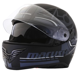 Мотоциклетный шлем Marushin 999 RS Comfort Laser, M, черный