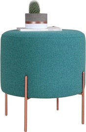Пуф Hanah Home Copper 45, медный/бирюзовый, 40 см x 40 см x 42 см