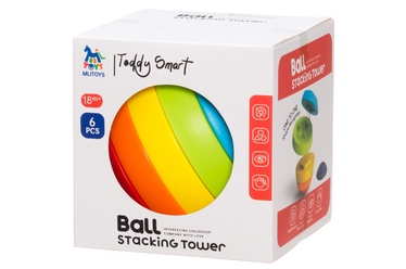 Attīstošās rotaļlietas Stacking Tower Ball 629175, daudzkrāsaina