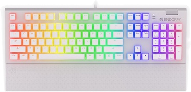 Клавиатура Endorfy Omnis Pudding Onyx White Brown Kailh Brown EN, белый