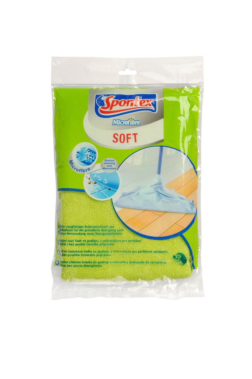 Ткань, для пола Spontex, многоцветный, микрофибра