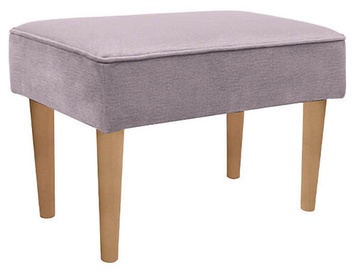Pufs Milo H, violeta/koka, 61 cm x 37 cm x 39 cm