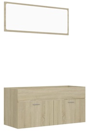 Vannitoa mööblikomplekt VLX 804812, tamm, 38.5 x 100 cm x 46 cm