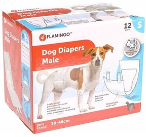 Aizsargbikses Karlie Flamingo Dog Diapers Male S KF77138, 12 gab.