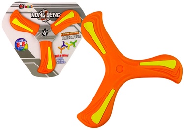 Бумеранг Lean Toys, 23 см x 23 см, oранжевый