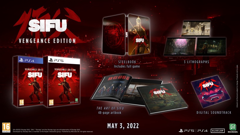 PlayStation 5 (PS5) mäng Microids SIFU Vengeance Edition