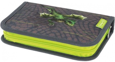 Пенал Herlitz Dragon Tale, 140 мм x 205 мм, зеленый