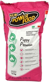 Sausā suņu barība Power Food Premium Puppy, zivs, 15 kg