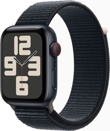 Умные часы Apple Watch SE GPS + Cellular 44mm Midnight Aluminium Midnight Sport Loop, черный