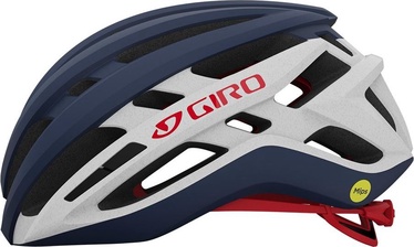 Велосипедный шлем мужские GIRO Agilis Mips, белый/красный/темно-синий, L