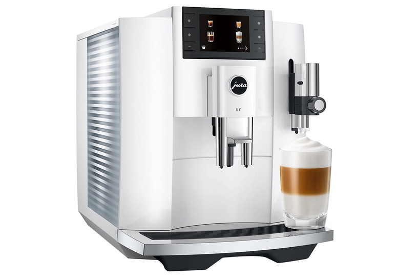 Automātiskais kafijas automāts JURA E8 Piano White (EC)