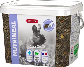 Корм для грызунов Zolux Nutrimeal Adult Rabbit, для кроликов, 6 кг