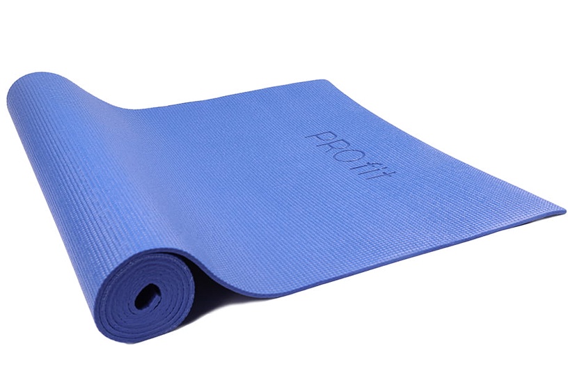 Коврик для фитнеса и йоги PROfit DK 2203, темно-синий, 173 см x 61 см