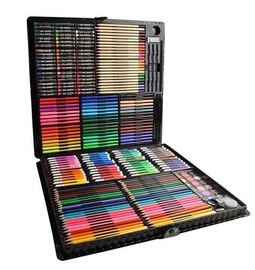 Braižymo reikmenų rinkinys Paint Set, įvairių spalvų, 288 vnt.