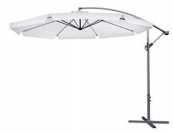 Садовый зонт от солнца Malatec, 300 см, светло-серый
