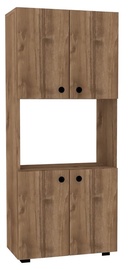 Köögikapp Kalune Design Efe, pähklipuu, 314 mm x 600 mm x 1400 mm