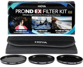 Filtrs Hoya Kit ProND EX, Neitrāli pelēks, 52 mm