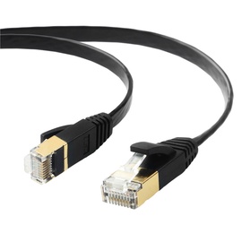 Juhe Edimax CAT7 U-FTP AWG32 Network Cable, must, 5 m