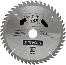 Griešanas disks Tivoly Circular Saw Blade, 230 mm x 30 mm