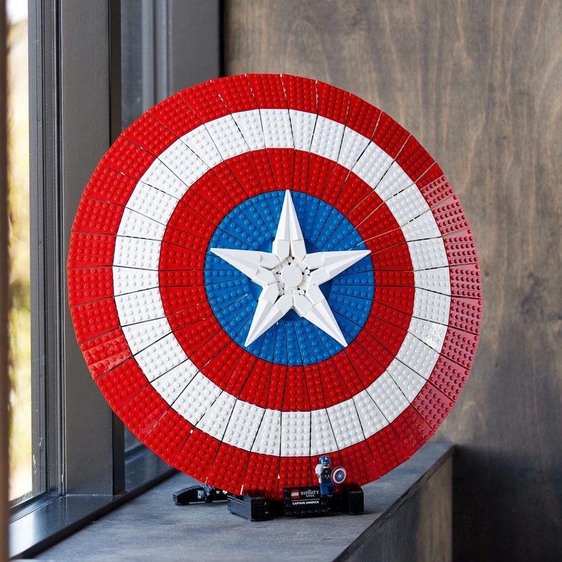 Konstruktor LEGO® Marvel Kapten Ameerika kilp 76262