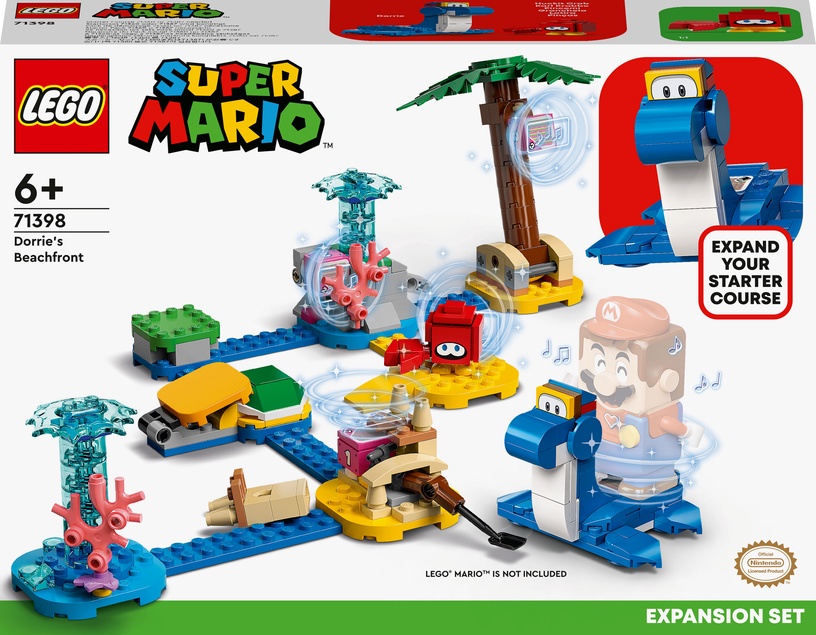 Konstruktor LEGO® Super Mario™ Dorrie rannaäärse maja laienduskomplekt 71398, 229 tk