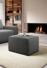 Пуф Silla Flores 4, серый, 88 см x 68 см x 45 см
