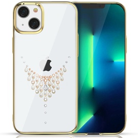 Чехол Kingxbar Sky Series, Apple iPhone 13 Pro Max, золотой/белый
