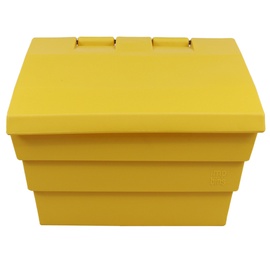 Smilšu un sāls kaste, 150 l, dzeltena