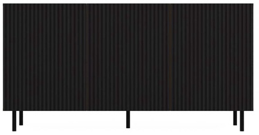Комод Top E Shop Kama 3 Slim, черный, 40 x 150 см x 78 см