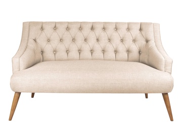 Diivan Hanah Home Lamont, kreemjasvalge, 74 x 140 cm x 80 cm