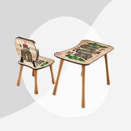 Lastetoa komplekt Kalune Design PSTE08-CHR-SET, pruun/mitmevärviline