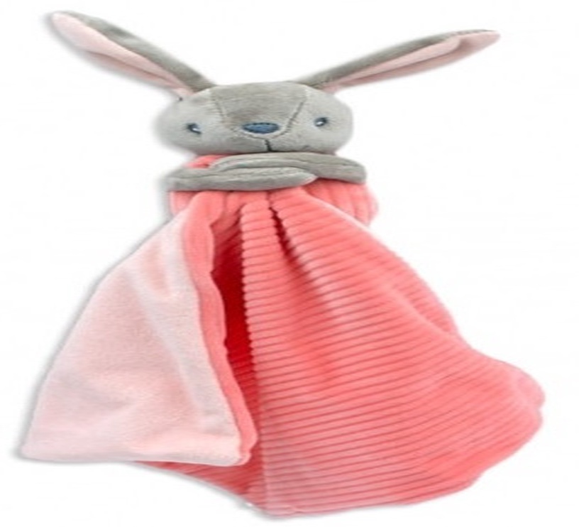 Mīļlupatiņa Tulilo Miluś Rabbit, rozā/pelēka