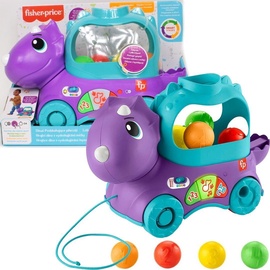 Arendav mäng Fisher Price Poppin Triceratops HNR51, EN, violetne