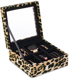 Papuošalų dėžutė AmeliaHome Glasen Leopard, įvairių spalvų