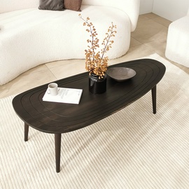 Журнальный столик Kalune Design Sweet, антрацитовый, 50 см x 115 см x 38 см