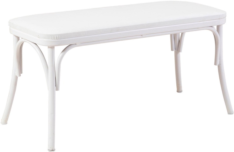 Ēdamistabas komplekts Kalune Design OLV-SA-TK3, balts/brūns/koka