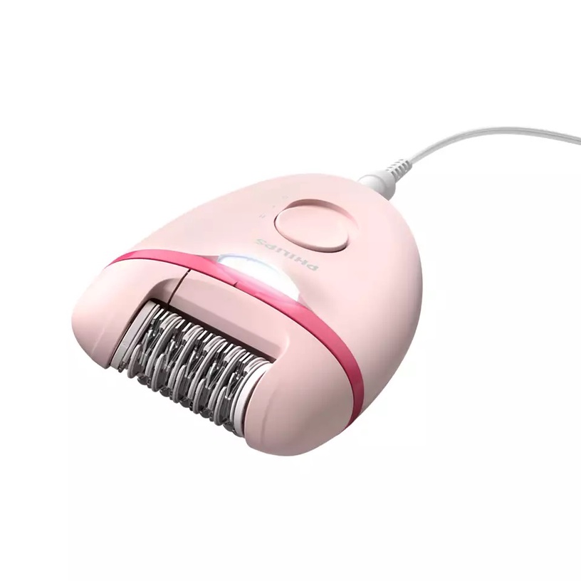 Epilaator Philips Satinelle Essential BRE285/00, valge/roosa