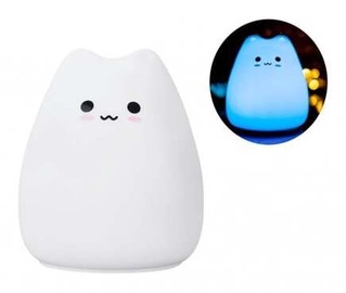 Öölamp Little Cat, valge